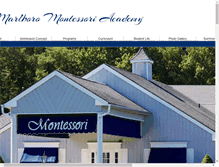 Tablet Screenshot of marlboromontessoriacademy.com
